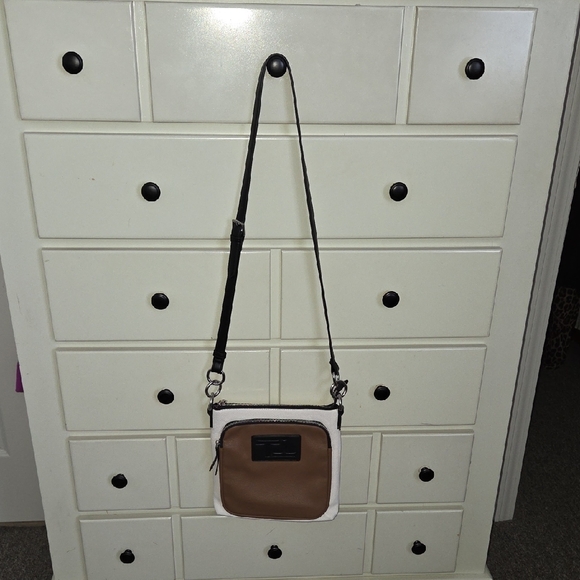 Tahari Black and Brown Crossbody Bag - Picture 3 of 15